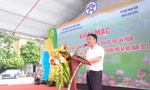 Tinh hoa sản phẩm OCOP, làng nghề, nông sản thực phẩm an toàn Hà Nội hội tụ tại quận Long Biên