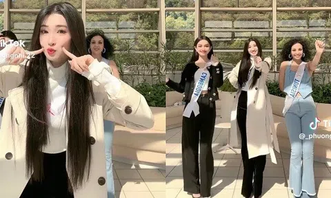 Vừa mới sang Nhật, Phương Nhi đã 'thao túng tâm lý' các nàng hậu bằng vũ điệu See tình