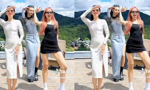 Không thuộc bài khi đu trend cùng đàn em, Lệ Quyên vẫn khiến fan trầm trồ vì điều này