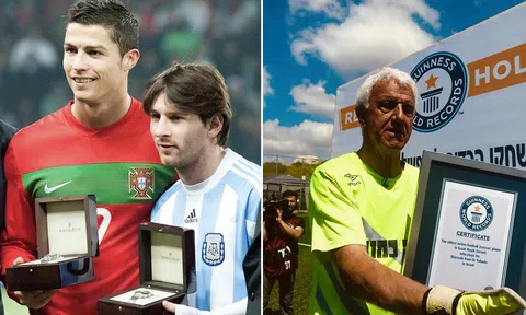 Cầu thủ vô danh đi vào kỷ lục guinness với cột mốc khó tin, cả Messi và Ronaldo cả đời không phá nổi