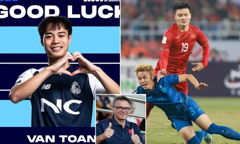 Tin bóng đá hôm nay: Văn Toàn báo tin vui từ Seoul E-Land; ĐT Việt Nam bỏ xa Thái Lan trên BXH FIFA