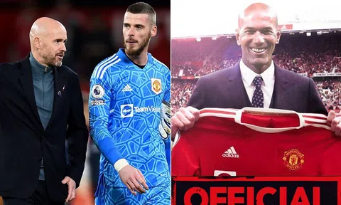 Chuyển nhượng MU 23/9: Zidane xác nhận tới Man UTD; HLV Ten Hag chính thức bị sa thải trong 48h tới?