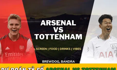 Dự đoán tỷ số Arsenal vs Tottenham: Pháo Thủ thăng hoa, kẻ ngáng đường chức vô địch NHA lộ diện?