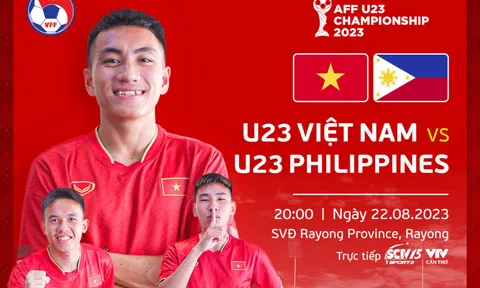 Xem trực tiếp U23 Việt Nam vs U23 Philippines ở đâu, kênh nào? - Trực tiếp U23 Đông Nam Á