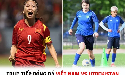 Trực tiếp bóng đá nữ Việt Nam vs Uzbekistan - Vòng loại Olympic 2024: Huỳnh Như tạo bước ngoặt?
