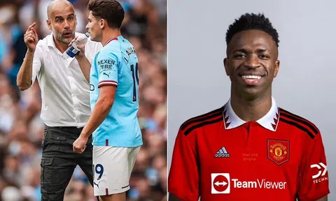 Tin chuyển nhượng sáng 26/1: Pep Guardiola xác nhận bán trụ cột cho Man Utd; Vinicius cập bến MU?