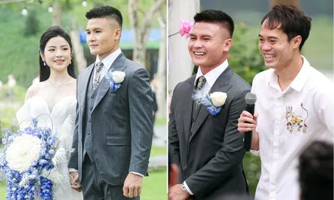 Quang Hải công bố thông tin gây chấn động, Văn Toàn nói lời đặc biệt trong đám cưới ngôi sao ĐT Việt Nam