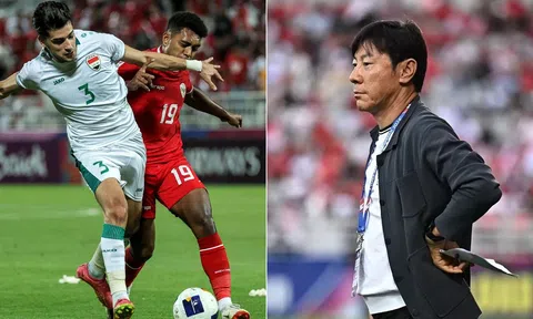 U23 Indonesia bị đẩy vào đường cùng, HLV Shin Tae-yong 'tấn công' trọng tài sau trận thua Iraq