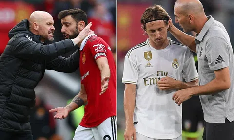 Tin MU hôm nay 13/5: Ten Hag đổi Bruno Fernandes lấy De Jong; Zidane mang Modric đến Man Utd