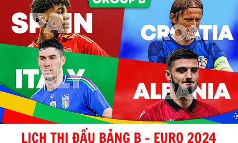 Lịch thi đấu bảng B EURO 2024 hôm nay 15/6: Croatia tạo địa chấn, Italia thua sốc đội lót đường?