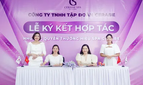 Chúc mừng tân giám đốc Lý Thị Thơm nhận quyền thương hiệu Spa Cerabe