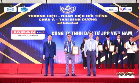 Công ty TNHH đầu tư JPP Việt Nam đạt danh hiệu top 10 thương hiệu nhãn hiệu nổi tiếng Châu Á Thái Bình Dương