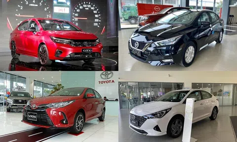 Sedan hạng B ồ ạt giảm giá trong tháng 10: Toyota Vios, Honda City lập ‘đáy’ mới