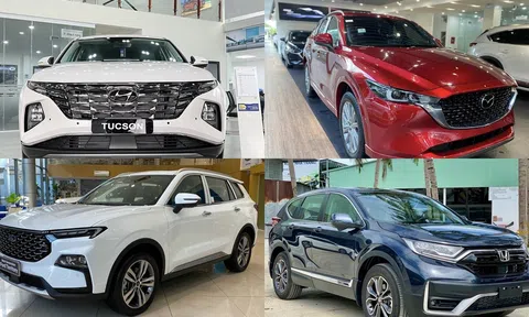 Loạt SUV cỡ C giảm giá 'sập sàn' tháng 10: Hyundai Tucson tung đòn 'chí mạng’ với CX-5 và CR-V