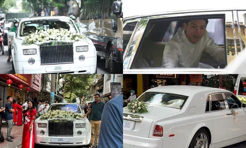 Đoàn Văn Hậu ‘cưỡi’ Rolls-Royce Phantom gần 50 tỷ đồng đón dâu khiến dân mạng trầm trồ