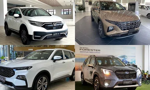 Loạt SUV cỡ C giảm giá cực mạnh: Honda CR-V rẻ chưa từng có, Ford Territory giảm ‘không phanh’