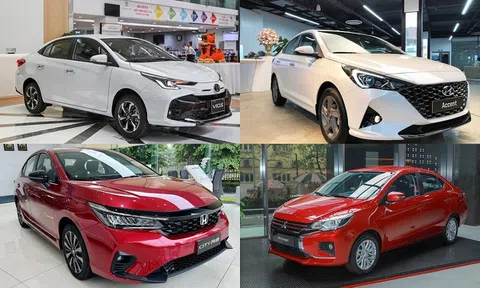 Loạt sedan hạng B giảm giá cực mạnh trước Tết: Vios, Accent, City hút khách nhờ rẻ như xe hạng A