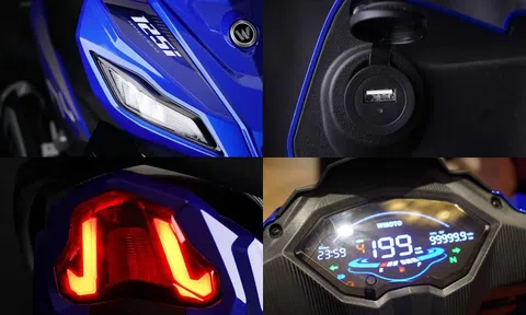 Cận cảnh ‘tân binh’ xe số xịn hơn Honda Future giá 29 triệu đồng vừa ra mắt, thiết kế đẹp hơn hẳn RSX