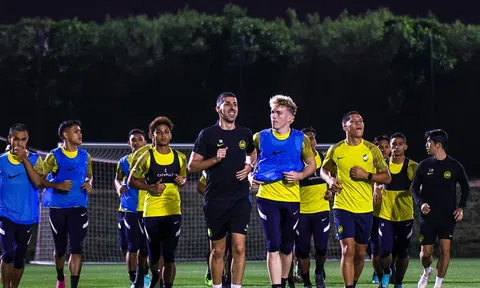 U23 Malaysia có buổi tập đầu tiên tại Qatar, quyết tâm đánh bại U23 Việt Nam
