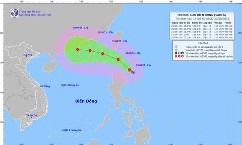 2 cơn bão xuất hiện cùng lúc, 3 kịch bản xảy ra khi bão Saola đổ bộ vào nước ta