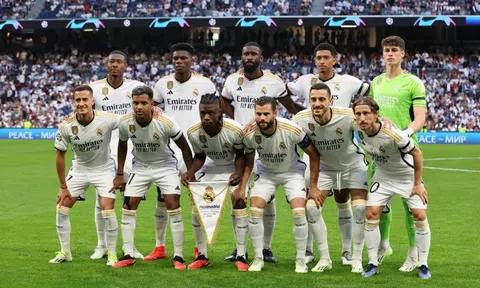 CHÍNH THỨC: Real Madrid công bố đội hình chinh phạt Napoli tại Champions League