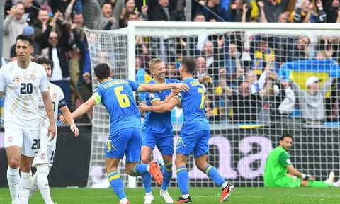 Ukraine giành chiến thắng ngoạn mục, vượt mặt Italia trên bảng xếp hạng