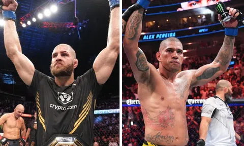 UFC 295: Jiri Prochazka tự tin giỏi hơn Alex Pereira ở khoản 'nằm sàn'