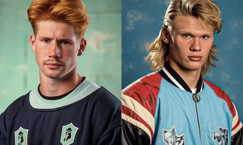 Fan thích thú khi Pep có tóc, Grealish hóa Beckham trong bộ ảnh độc lạ của Man City