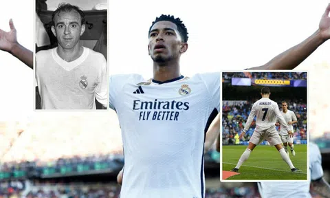 Cân bằng Ronaldo, Jude Bellingham chung mâm luôn với kỷ lục vĩ đại của 'siêu Quả Bóng Vàng'