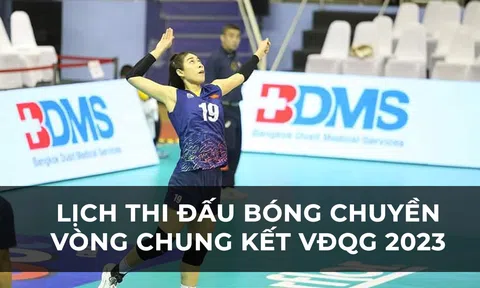 Lịch thi đấu bóng chuyền vòng chung kết VĐQG 2023 ngày 19/11