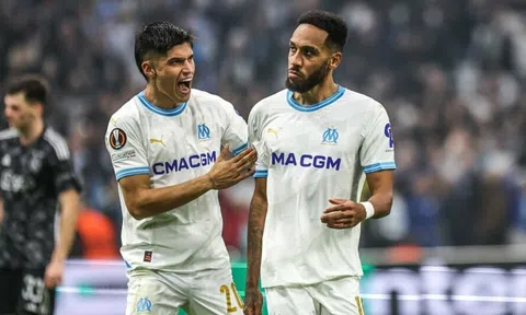 Aubameyang lập hattrick, Marseille giành vé đi tiếp tại cúp C2 với ngôi đầu bảng B