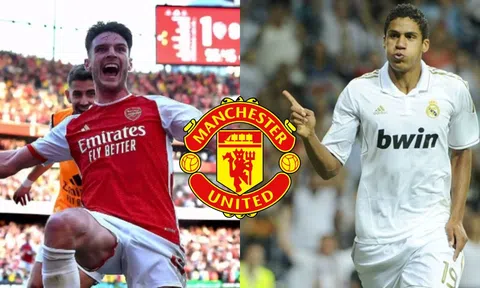 Chuyển nhượng MU 3/12: Ten Hag có 'Declan Rice' mới, Varane trở lại Real Madrid?