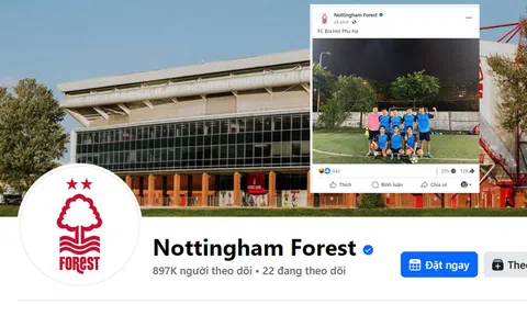 Người Việt hack Facebook của Nottingham Forest, trêu chọc MU