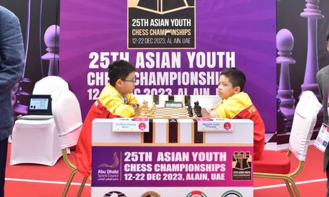 Kỳ thủ 8 tuổi của Việt Nam lập cú đúp HCV tại giải cờ vua trẻ Châu Á 2023