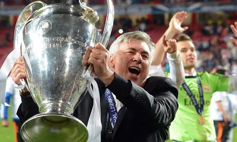 Ancelotti phá sâu kỷ lục ở Cúp C1 cùng Real Madrid