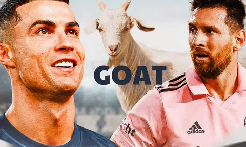 Ronaldo ra cử chỉ khẳng định vị thế 'GOAT'