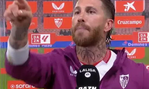Ramos cắt ngang phỏng vấn 'trút giận vào fan' trên sóng truyền hình