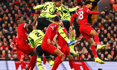 Trực tiếp Arsenal vs Liverpool, 23h30 hôm nay 4/2