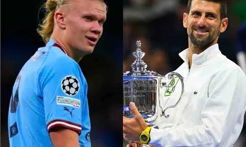 Siêu tiền đạo của Man City bày tỏ tình cảm với Djokovic
