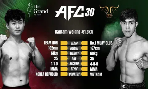 Nguyễn Trần Duy Nhất tái xuất lồng bát giác ở giải đấu MMA của Hàn Quốc