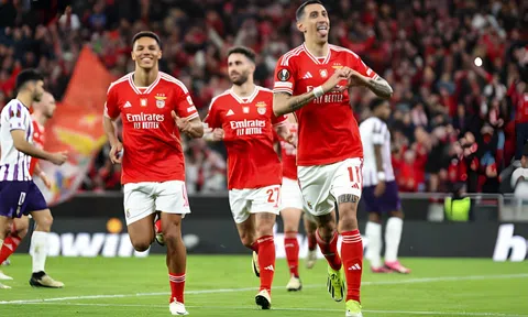 Cú đúp Di Maria, Benfica thoát hiểm phút cuối trước Toulouse