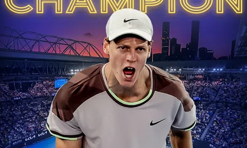 Jannik Sinner thiết lập kỷ lục chưa từng có cho quần vợt Ý
