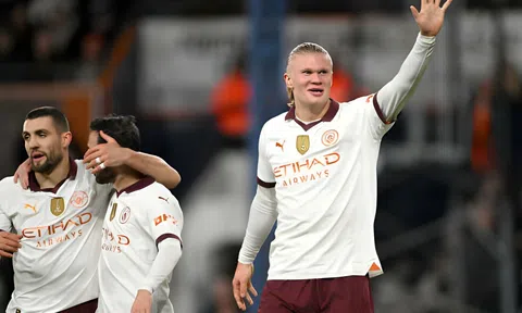 Haaland ghi liền 5 bàn, Man City đại thắng Luton tại vòng 5 FA Cup