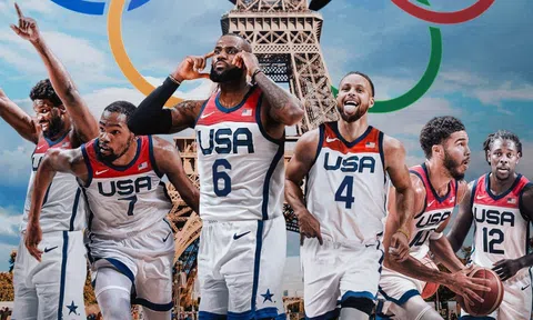 Đội tuyển bóng rổ Mỹ trình làng 'Dream Team' tại Olympic Paris 2024