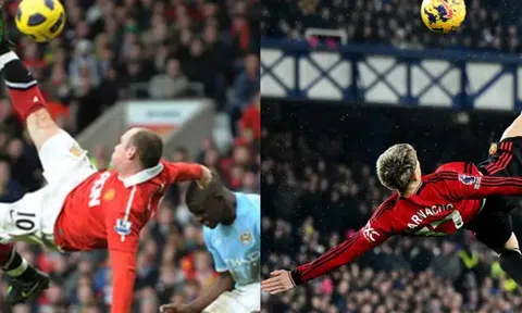 Rooney so sánh siêu phẩm hơn 10 năm trước của mình với Garnacho