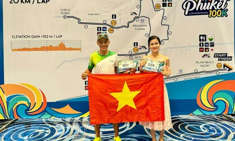 Hai chân chạy Việt Nam thắng lớn tại giải chạy siêu dài Thái Lan