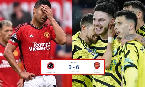 Lần gần nhất Man Utd ghi được từ 5 bàn/trận từ khi nào?