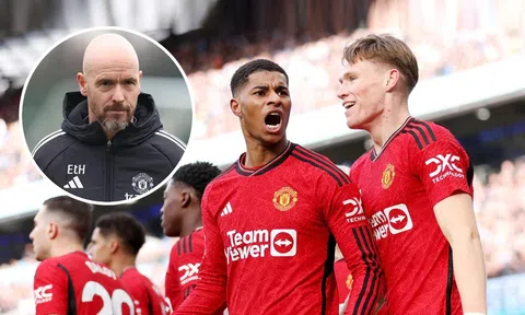 HLV Erik ten Hag báo tin vui trước trận gặp Everton