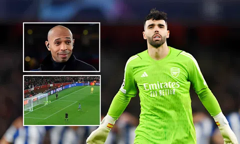 Thierry Henry tiên tri đúng thủ môn Arsenal cản phá thành công penalty