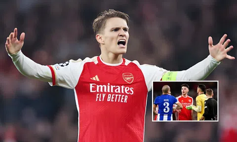 Bùng nổ tranh cãi 'Odegaard bị cướp bàn thắng'